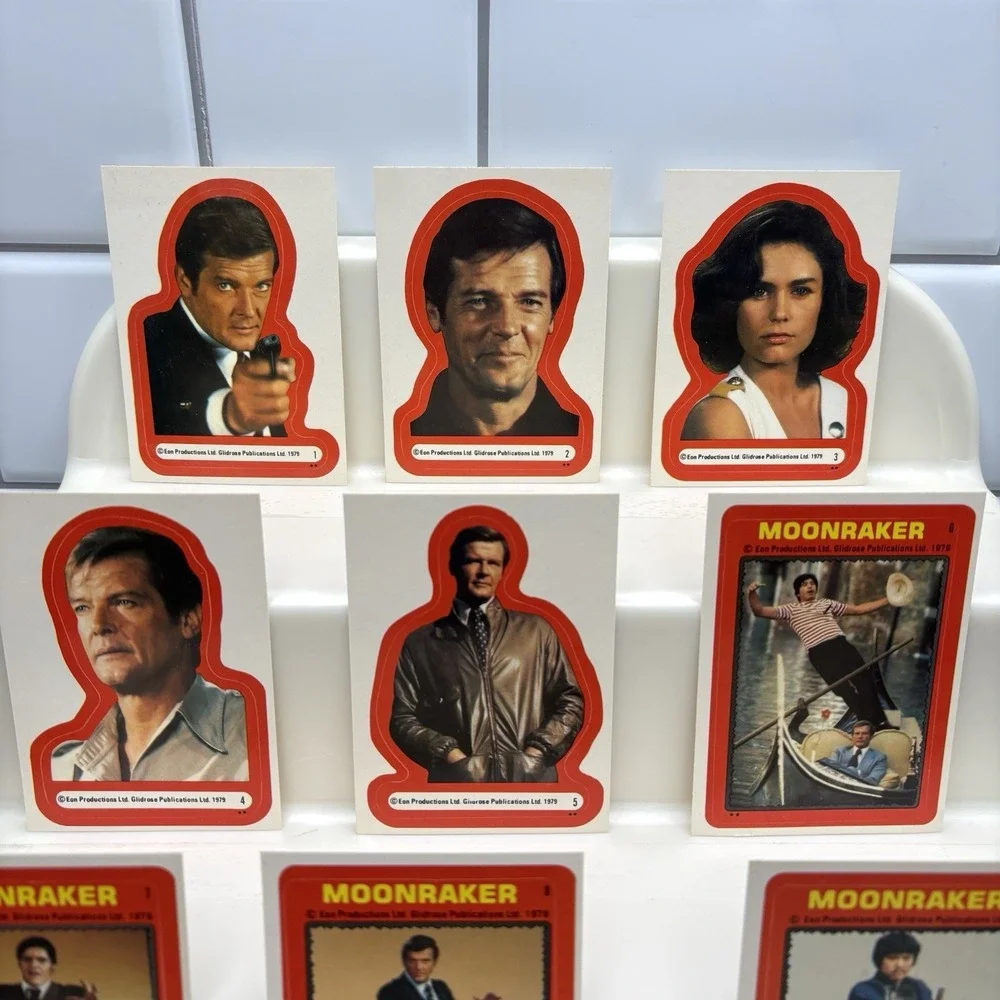 1979 Topps Moonraker Sticker Card Set‎ 22 In All James Bond